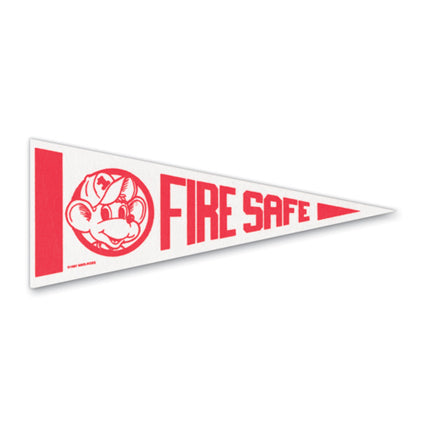 Felt Pennant - White