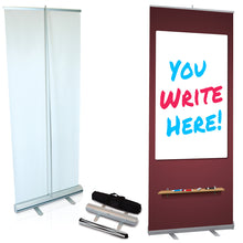 Dry Erase Retractable Pop Up Banner Stand - Chalkboard [3 styles]