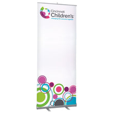 Dry Erase Retractable Custom Pop Up Banner Display Stand - 31.5" x 84"