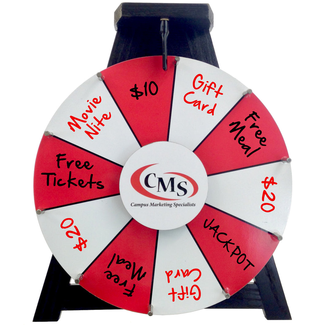 Custom Dry Erase Prize Wheel w/ Briefcase