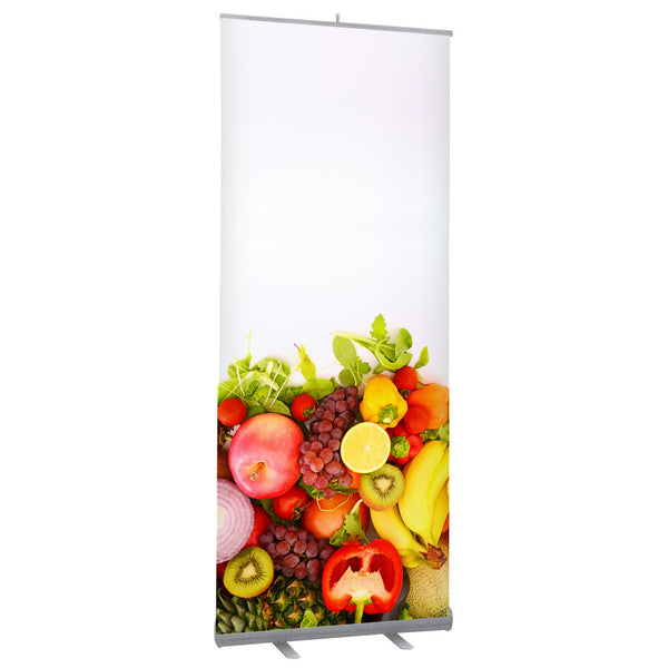 Dry Erase Retractable Pop Up Banner Stand - Fruit Pile