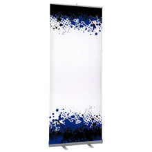 Dry Erase Retractable Pop Up Banner Stand - Spatter - Black [14 styles]