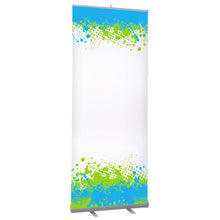 Dry Erase Pop Up Banner - Spatter - Light Blue [14 styles]
