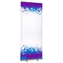 Dry Erase Pop Up Banner - Spatter - Purple [14 styles]