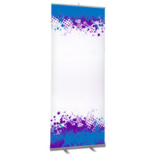 Dry Erase Pop Up Banner - Spatter - Royal [14 styles]
