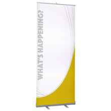 Dry Erase Retractable Pop Up Banner Stand - Swoosh [various styles]